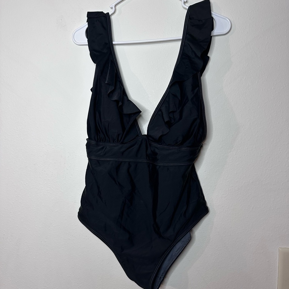 SHEIN Black Drawstring Detail Garment